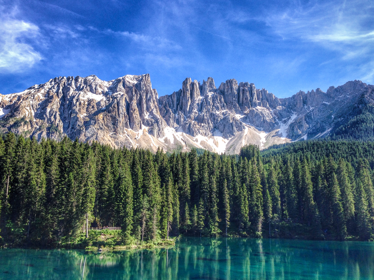 Karersee mit Latemar