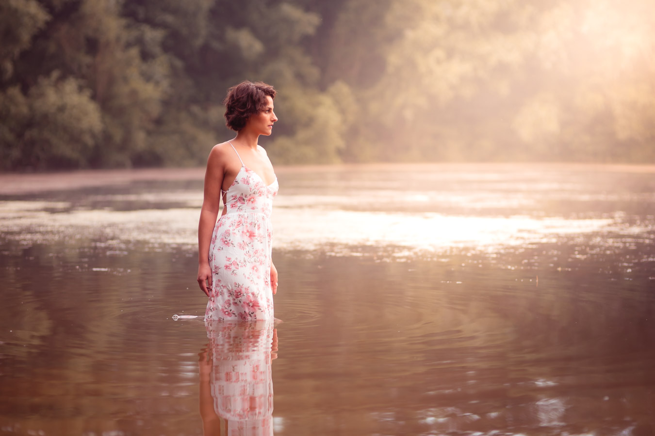 Renee Shooting Sonnenuntergang nachher